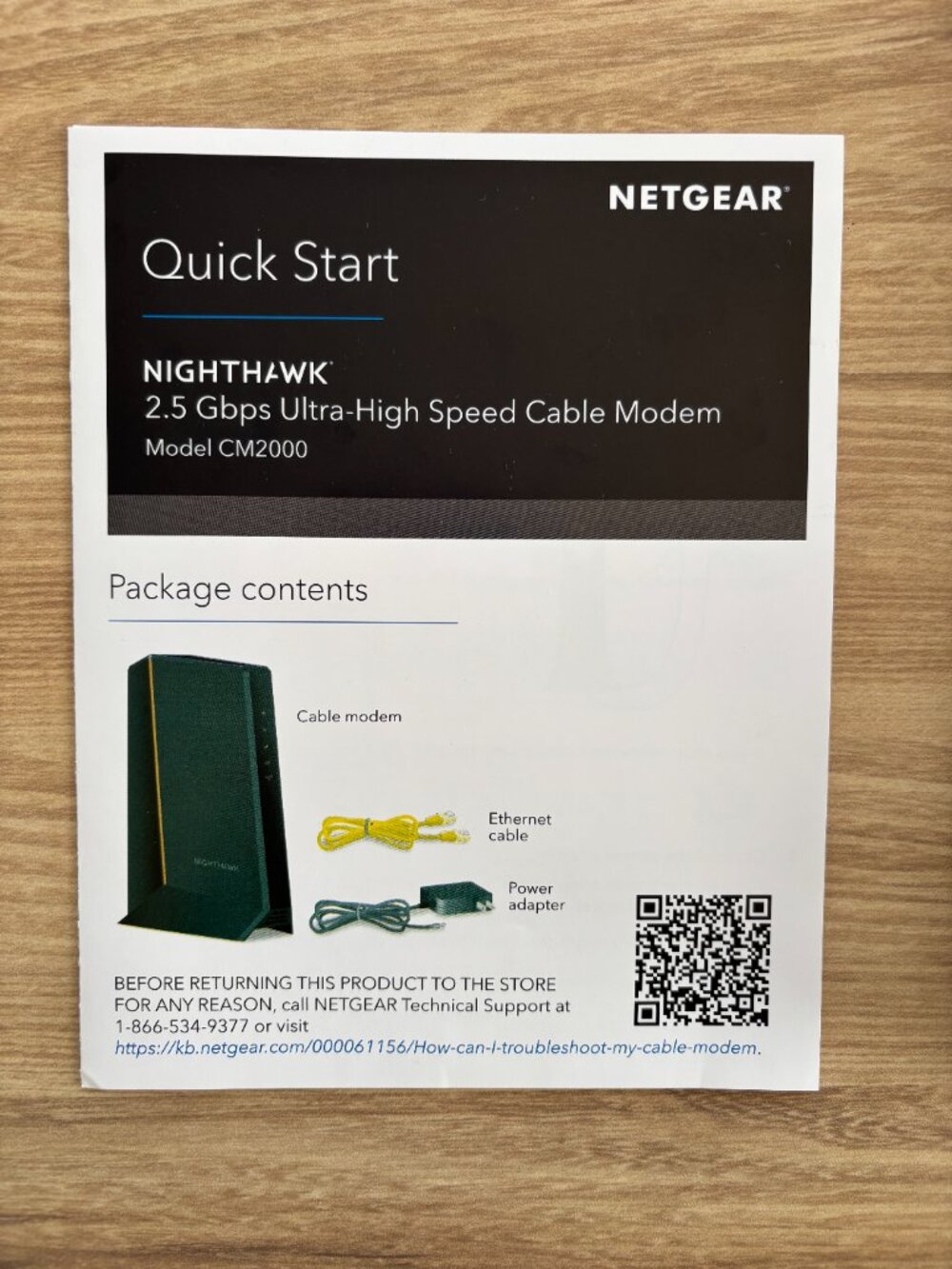 NETGEAR Nighthawk Modem (CM2000) - Picture 2 of 9